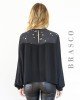 BLUSA  CON CANESU BORDADO 