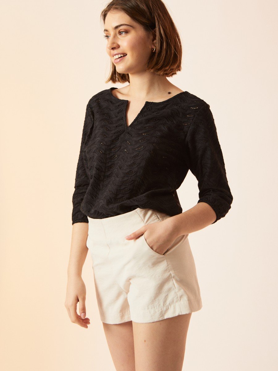 BLUSA DE BRODERIE