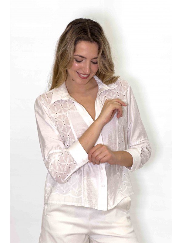 CAMISA DE BRODERIE