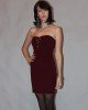 VESTIDO STRAPLESS BORDADO A MANO